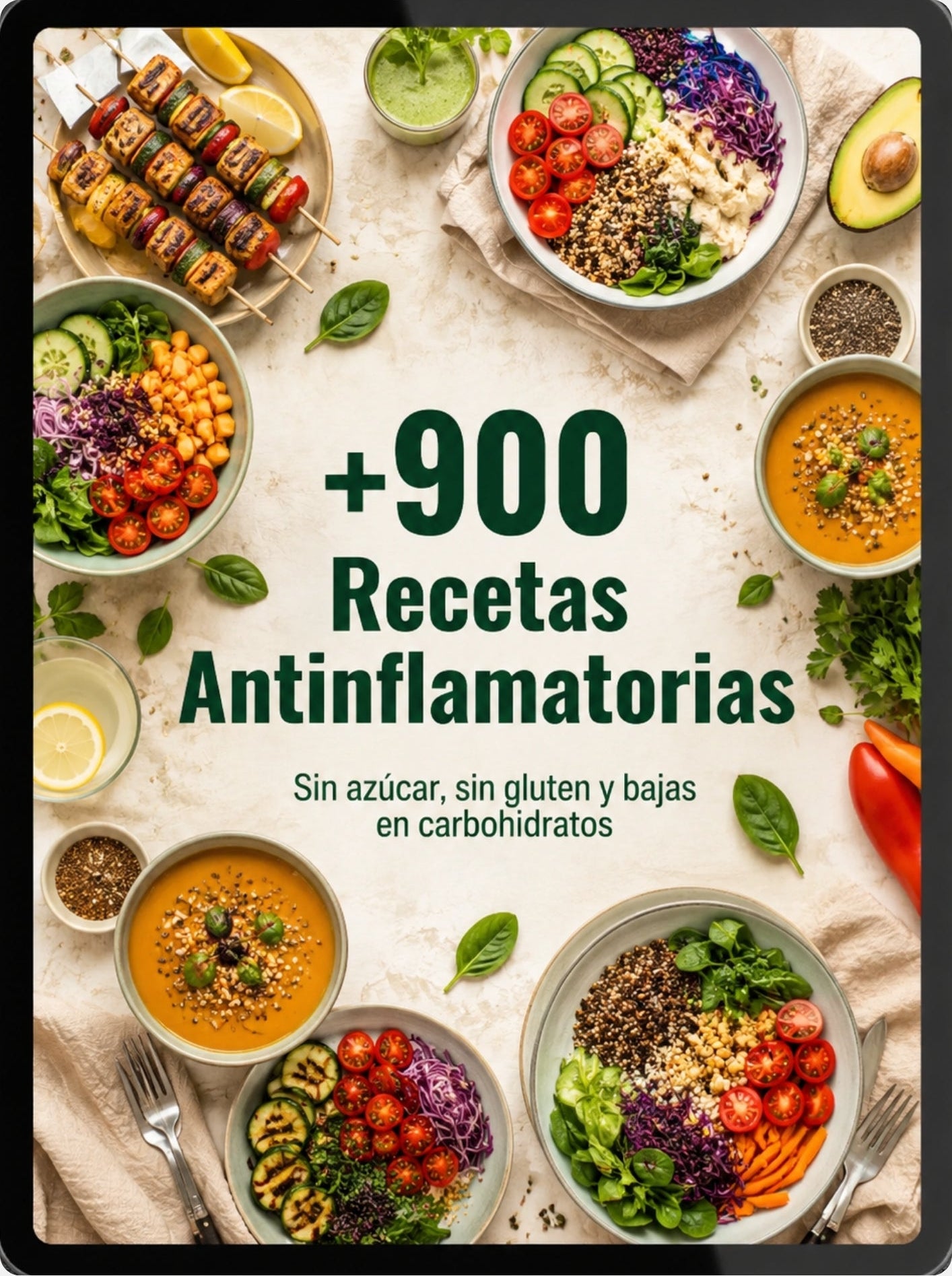Recetario Antiinflamatorio +900 Recetas